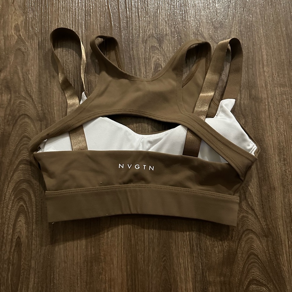 NVGTN Brown Sports Bra
